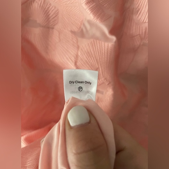 Tuckernuck Palmerston Bellini Pink Coupé Jacquard Puff Sleeve Mini Dress L - Picture 7 of 8